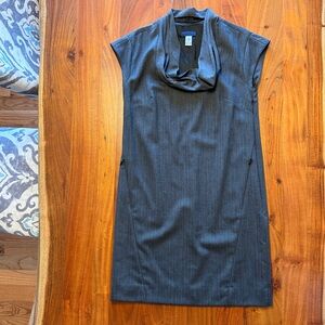 JCrew Gray Wool Cowl Neck Dress size 0